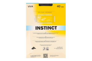 Колготки жіночі Instinct Viva 40den 4 nero