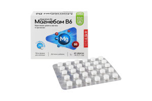 Добавка дієтична таблетки Магнебам B6 Vitalik+ Baum Pharm 60х0.3г