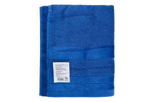 Рушник блакитний махровий велюр 50*90см 500г/м2 GM Textile