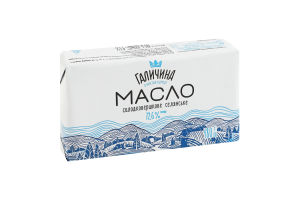 Масло сладкосливочное 72.6% Крестьянское Галичина м/у 180г