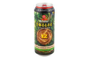 Пиво Twelve Triple Jungle Coco IPA світле нефільтроване 8% 0,5л ж/б Volynski Browar