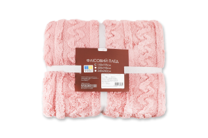 Плед Коса мікрофібра жакард 150*195см в асортименті Homeline