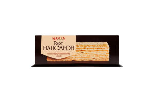 Торт на сладкосливочном масле Наполеон Roshen к/у 1кг