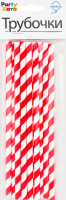Трубочка д/коктейлю паперова Хеппі Бьоздей з кульками 12шт 1502-5780 Паті Хата