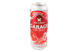 Пиво специальное 500мл безалкогольное пастеризованное Taste Pomegranate Fun Zero №0 Seth&Riley's Garage ж/б