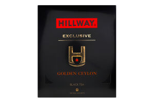 Чай чорний байховий дрібний Golden Ceylon Exclusive Hillway в/с к/у 100х2г