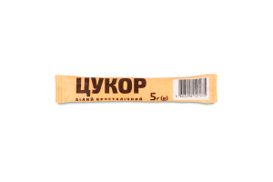 Цукор білий кристалічний ТОВ Фірма Кристал-Груп м/у 5г