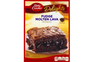 Betty Crocker Delights Fudge Molten Lava Brownie Mix