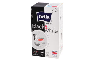 Прокладки Bella Panty Slim white+black стринг 20+20шт