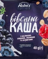Каша вівсяна з малиною, ожиною, лохиною та вершками, 40 г