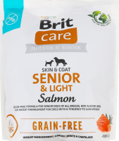 Корм д/собак похилого віку Сеньйор беззерновий з лососем сухий 1кг Бріт Кеа