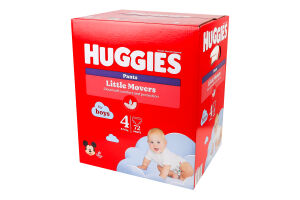 Подгузники-трусики Huggies Pants Box 4 для мальчика, 9-14 кг, 72 шт
