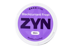 Подушечки никотиносодержащие бестабачные Blackcurrant frost Slim ZYN 20х0.7г