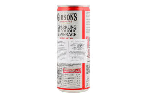 Напiй алкогольний Gin&Tonic 5% 250мл ж/б Gibson's