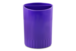 Стакан д/ручок круглий два відділення Зібі