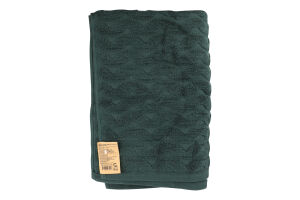 Рушник зелений махровий жакард 100*150см 500г/м2 ГМ Текстайл