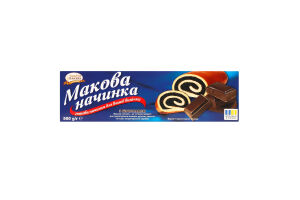 Начинка макова пастеризована з шоколадом SantaVita Bakers к/у 500г