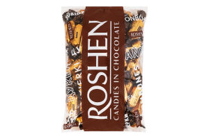 Цукерки глазуровані з кукурудзяними пластівцями Crispelle Roshen м/у 1кг