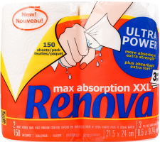 Рушники паперові Renova Ultra Power 3шари