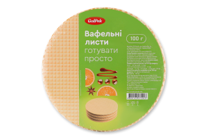 Листи вафельні GolPek м/у 100г