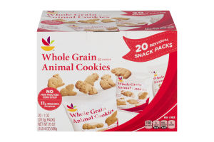 Ahold Whole Grain Animal Cookies Snack Packs - 20 CT
