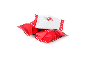 Цукерки шоколадні з горіховим праліне у молочному шоколаді With love Любімов кг