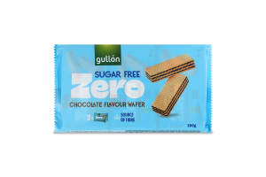 Вафли с шоколадным кремом без сахара с подсластителями Zero Gullon м/у 180г