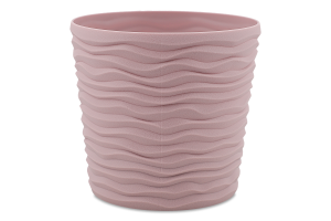 Горщик д/квітів Фьюжн 0,6л фрезія з вставкою низький d12*11см арт115086 Алеана