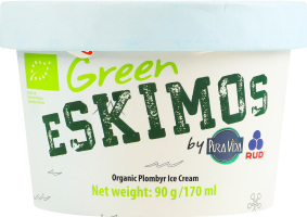 Мороженое органическое пломбир Green eskimos by Pura Vida Rud ст 90г