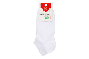 Носки женские короткие ТМ "1" №1337853 25 белый