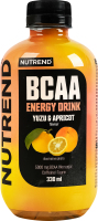 Напій безалкогольний газований ароматизований Юзу + абрикос BCAA Energy drink Nutrend п/пл 330мл