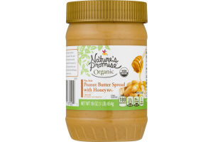 Nature's Promise Organic Peanut Butter Spread With Honey