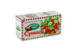 Чай із плодів, ягід та трав Суниця Карпатський чай к/у 20шт