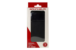 Повербанк 30000mAh чорний Grunhelm