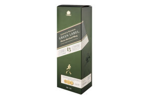 Виски 0.7л 43% 15YO Green label Johnnie Walker к/у