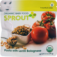 Sprout Pasta with Lentil Bolognese Organic Baby Food