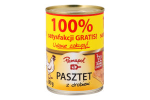 Паштет куриный Pamapol ж/б 390г
