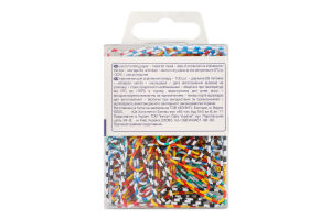 Скріпки Зебра кольорові 28мм 100шт BM.5071 Буромакс