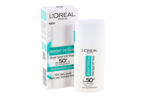 Флюид для кожи лица против пигментных пятен SPF 50+ Bright reveal L'Oreal Paris 50мл