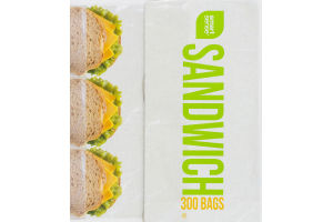 Smart Sense Sandwich Bags - 300 CT