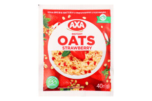 Каша вівсяна миттєвого приготування Strawberry Аха м/у 40г