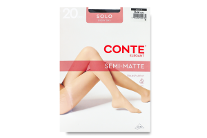 Колготки жіночі Conte elegant Solo 20den 3 nero