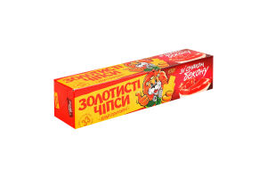 Чипсы картофельные со вкусом бекона Золотисті к/у 100г