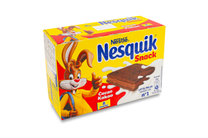 Тістечко бісквітне з молочною начинкою Nesquik к/у 8х26г