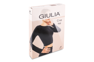 Футболка жіноча Giulia Crop top deep taupe S/M