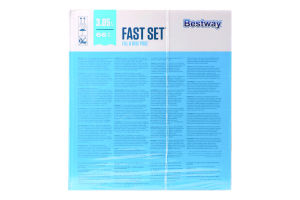 Басейн надувний сімейний 305х66см №57456 Fast Set Bestway 1шт