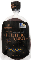Хлеб заварной на ржаной закваске Ржаное чудо Перший хліб м/у 400г