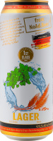 Пиво 0.5л 4.1% пастеризованное Лагер 1-й класс NoAd.Beer ж/б