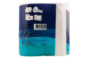 Бумага туалетная 3-х слойная Day by Day 4шт