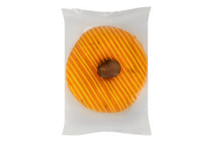 Донат швидкозаморожений з начинкою зі смаком манго-маракуї Рум'янець м/у 65г